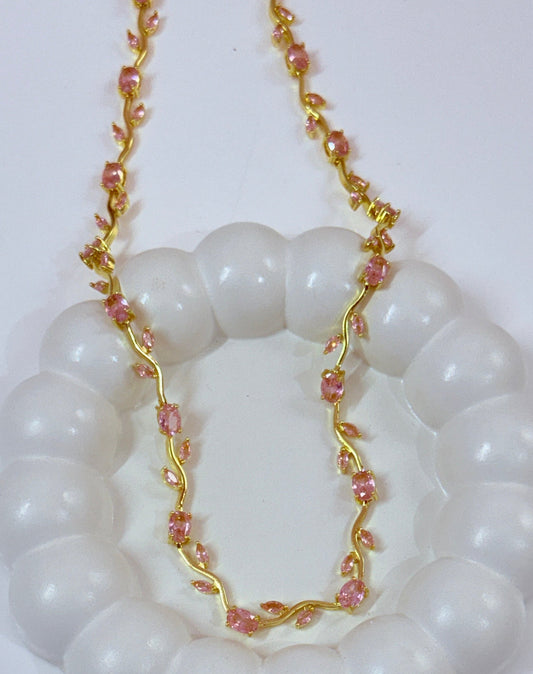 Pink Tulip chocker