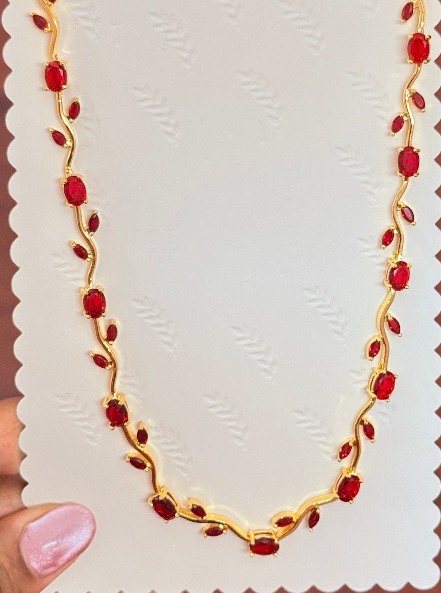 Red Tulip chocker