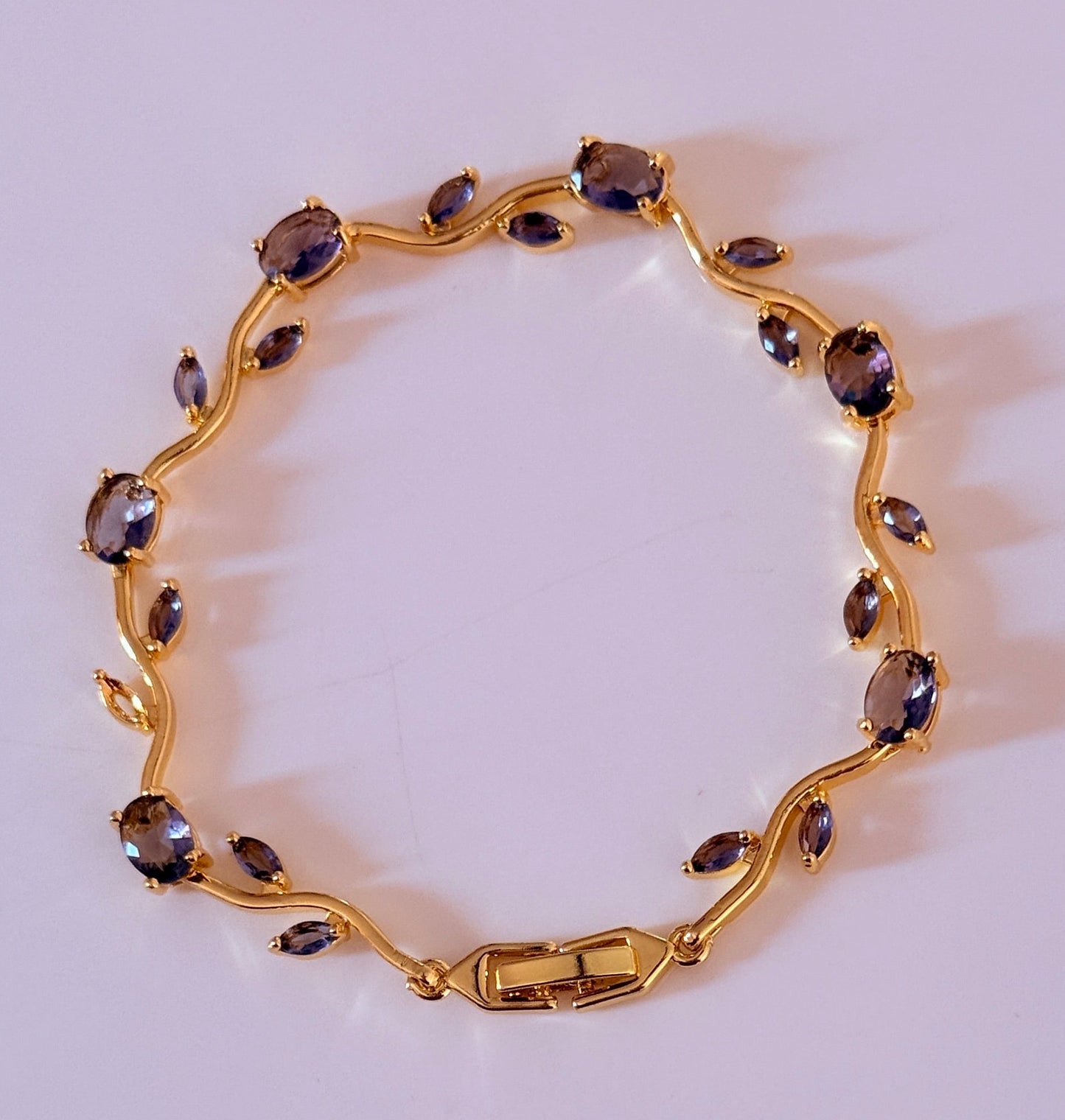 Purple Tulip Bracelet