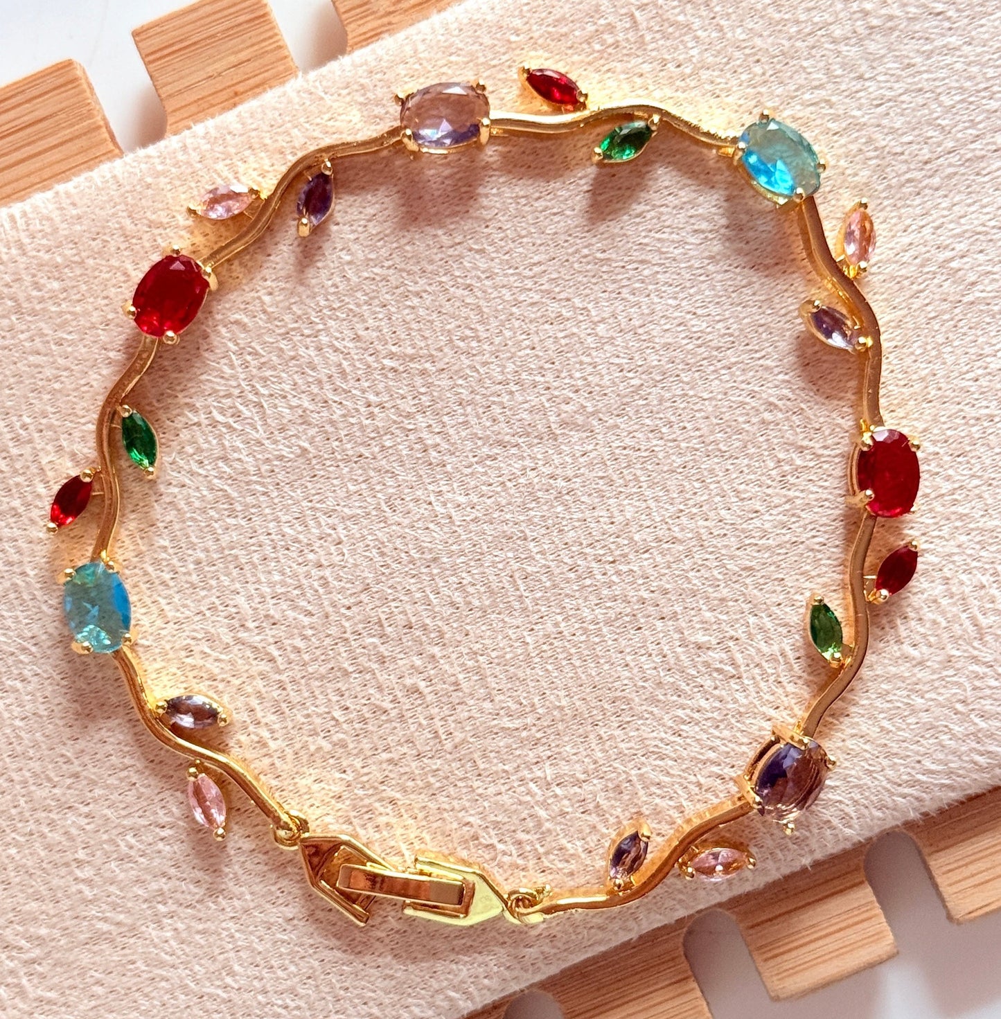 Multi-colour 1 tulip bracelet