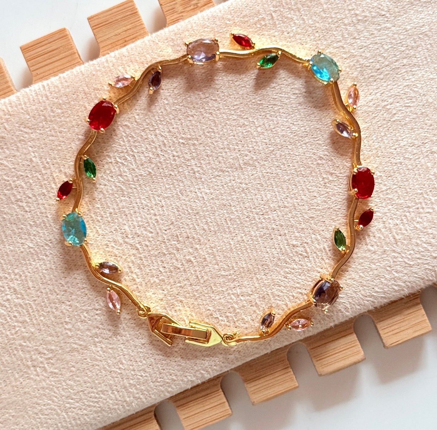 Multi-colour 1 tulip bracelet