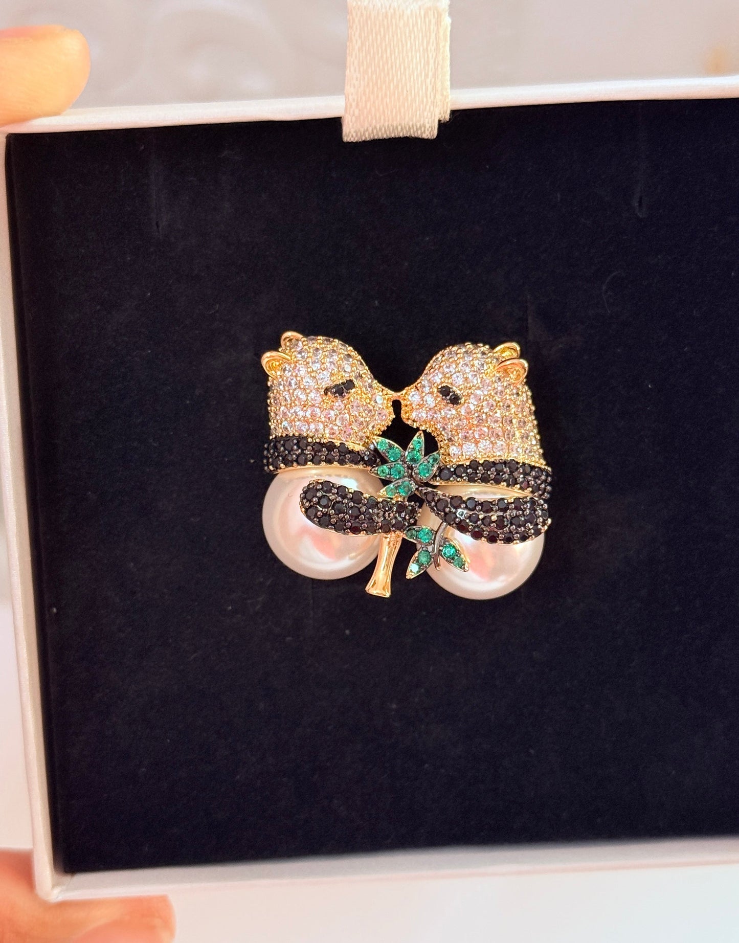 Panda Brooch