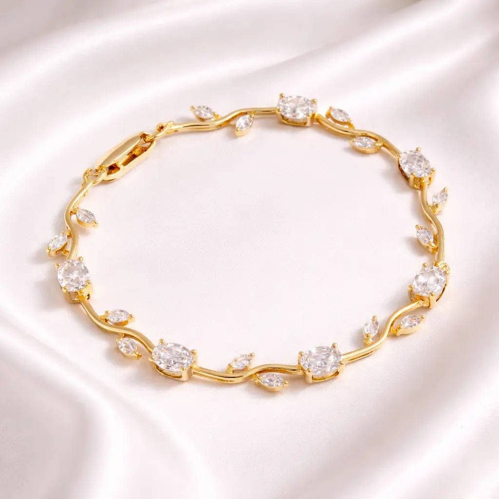 Snow White tulip bracelet