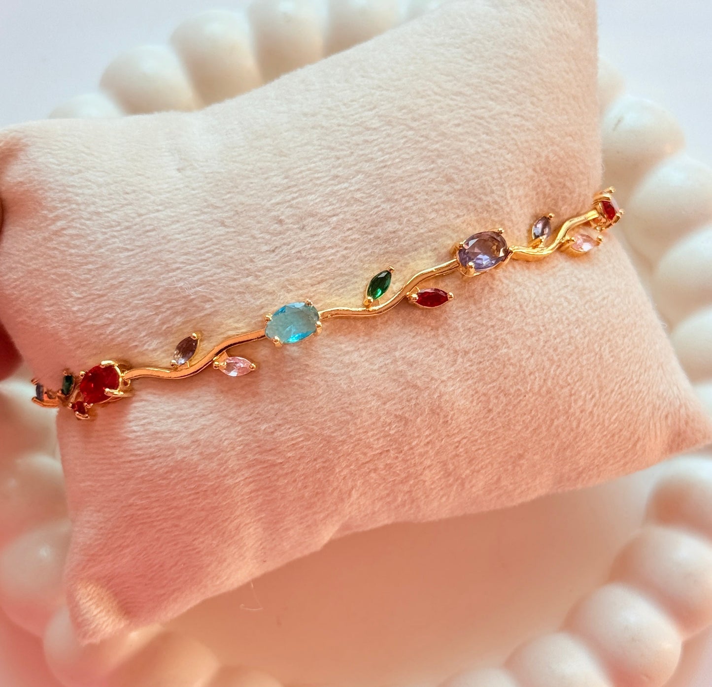 Multi-colour 1 tulip bracelet