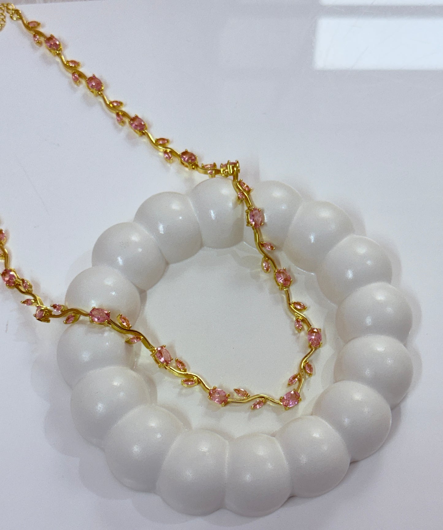 Pink Tulip chocker