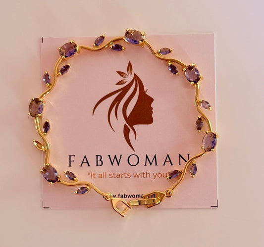 Purple Tulip Bracelet