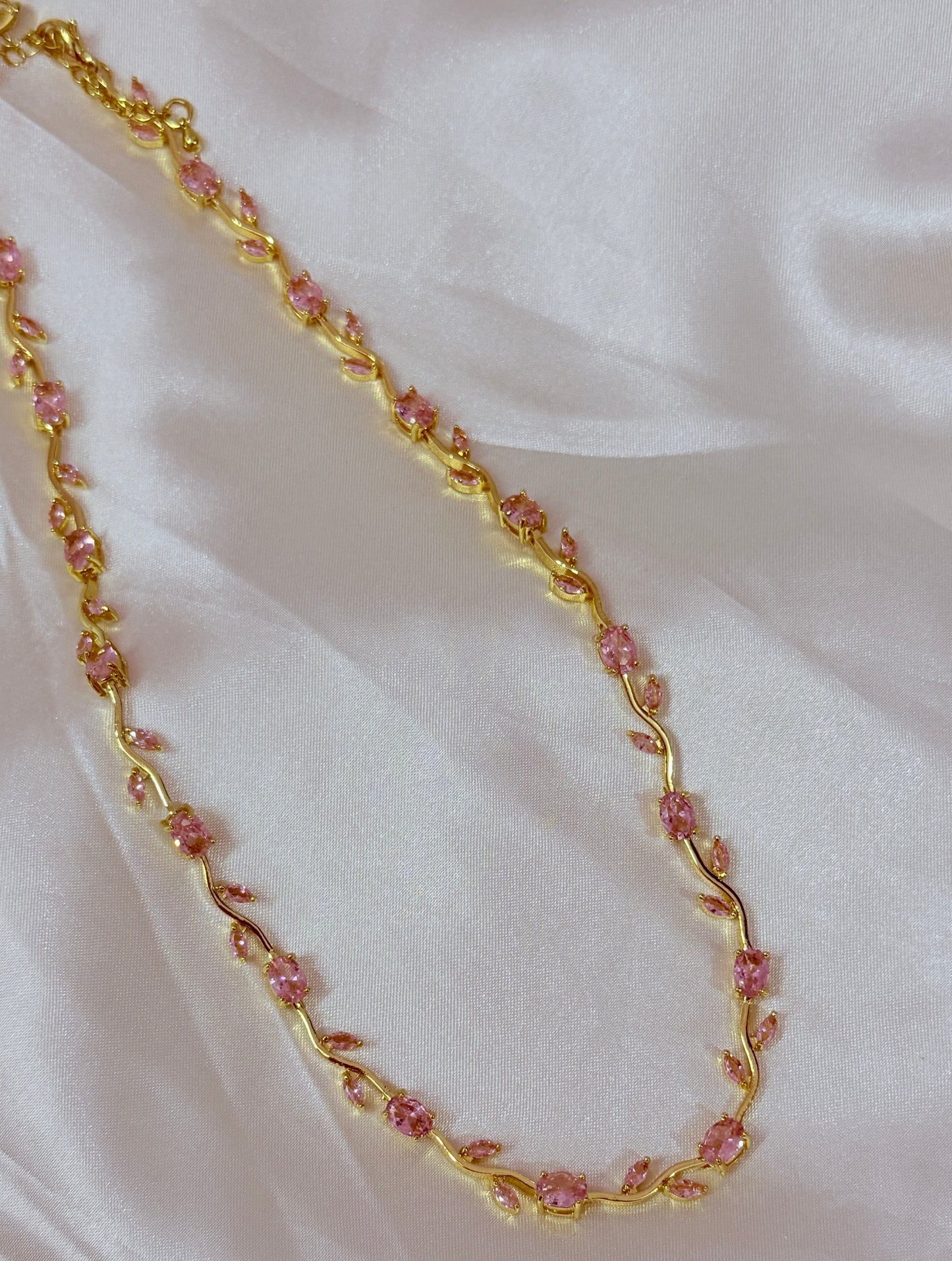 Pink Tulip chocker