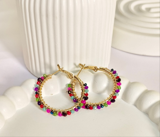 Multicolour round hoop