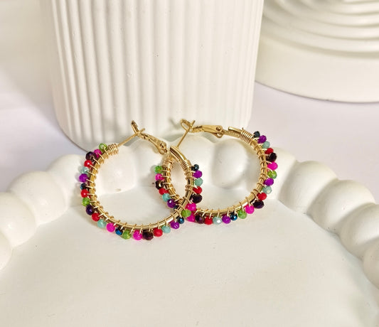 Multicolour round hoop